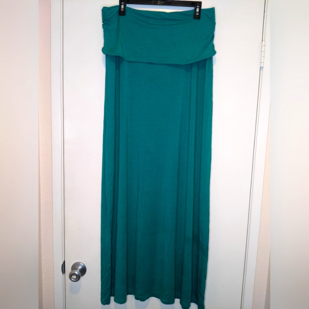 Fold Over Maxi Skirt